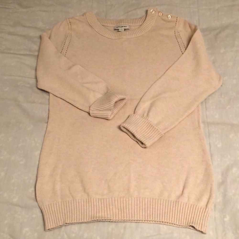 Cream sweater